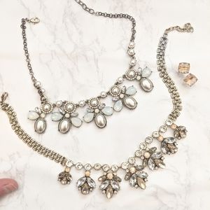 BEAUTIFUL CRYSTAL & PEARL NECKLACES